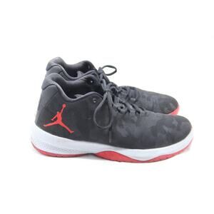 Nike Jordan B.Fly Camo Bred Hi Top Shoes Mens Sz 11 Black Red Sneaker 881444-006
